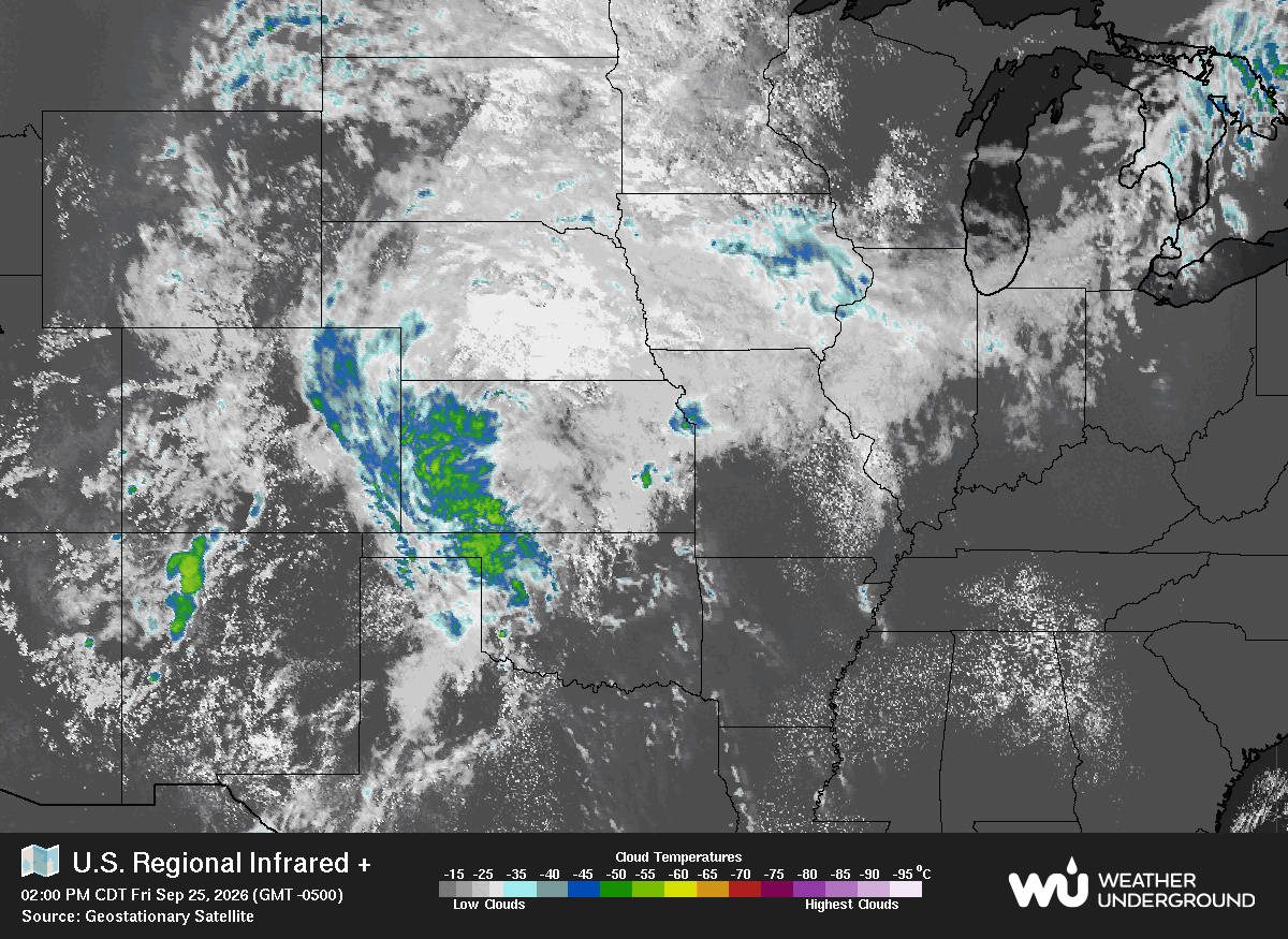 WU Central Satellite Map