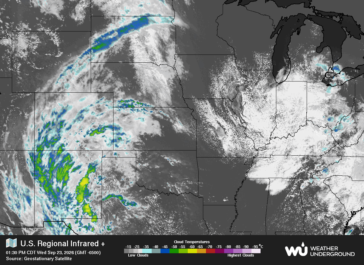 WU Central Satellite Map