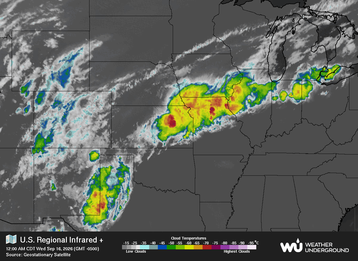 WU Central Satellite Map