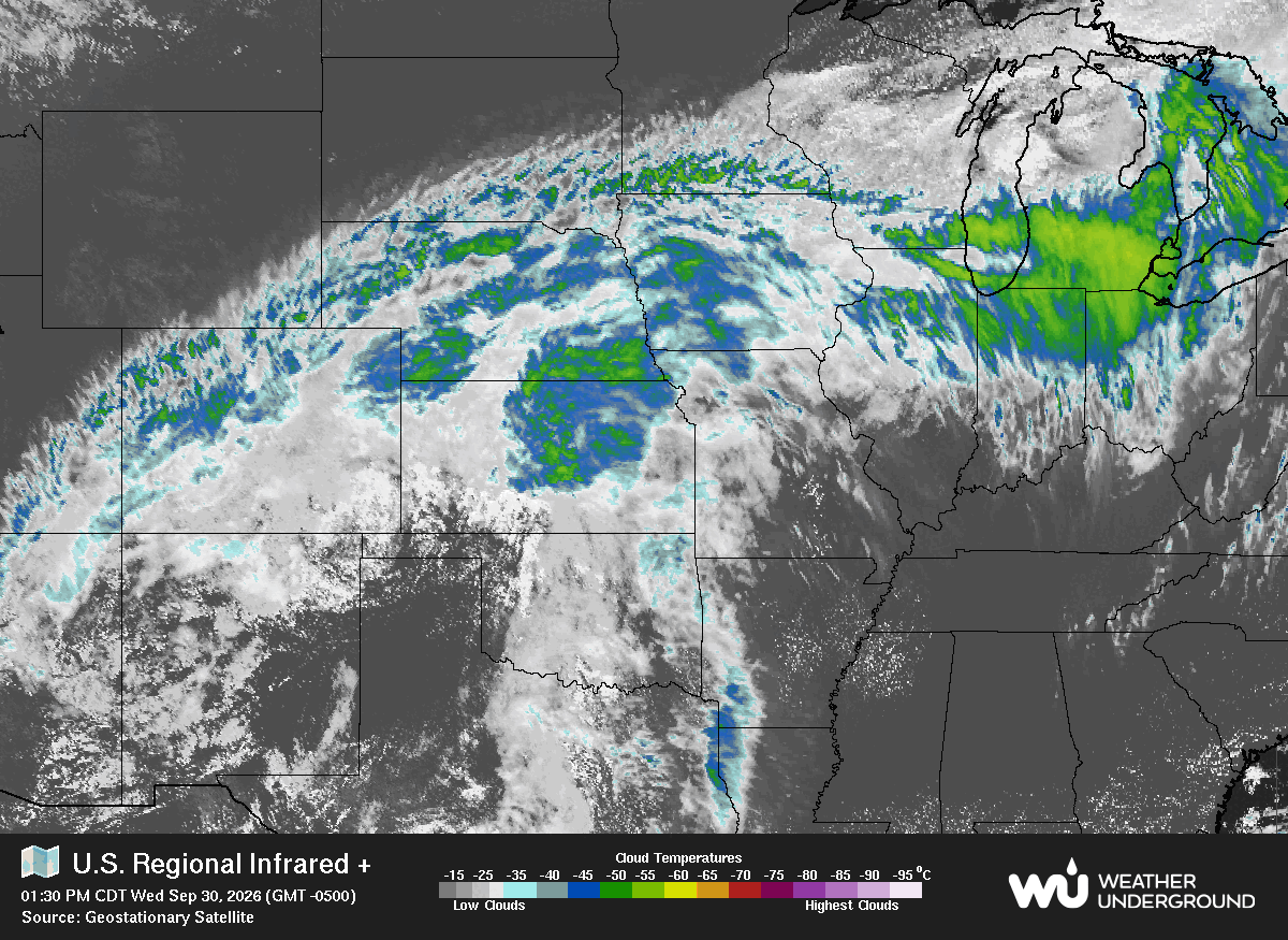 WU Central Satellite Map