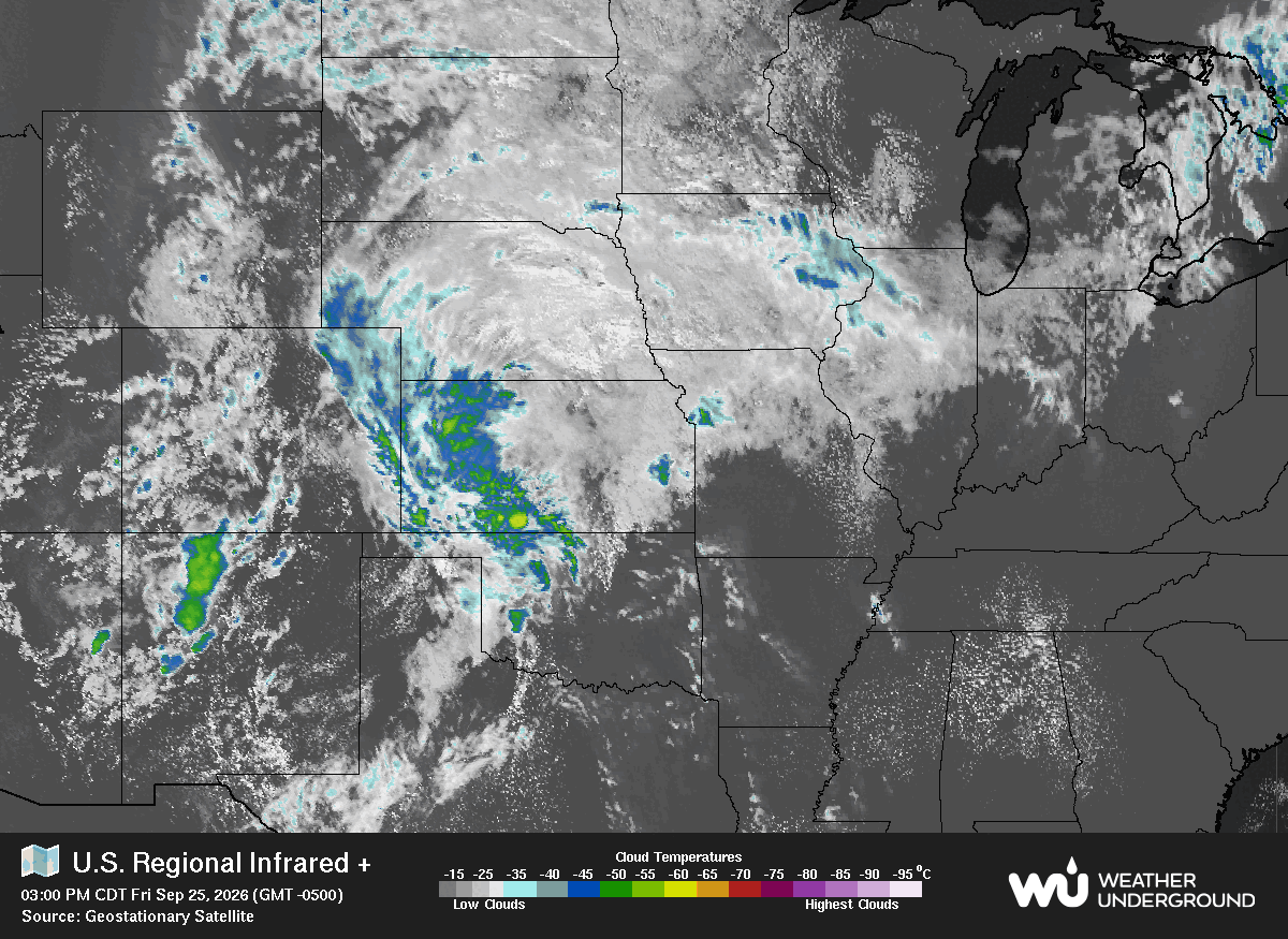 WU Central Satellite Map