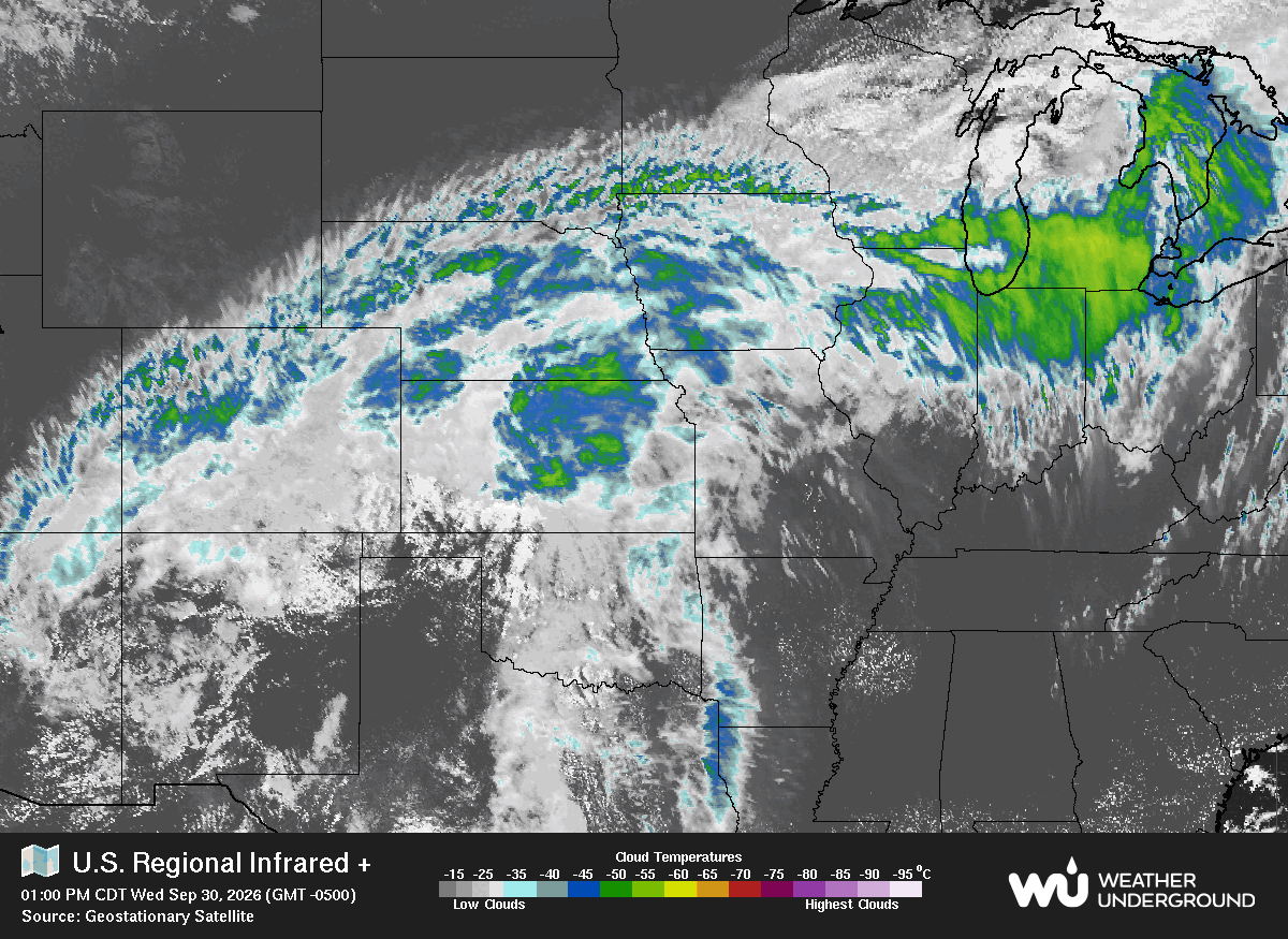 WU Central Satellite Map