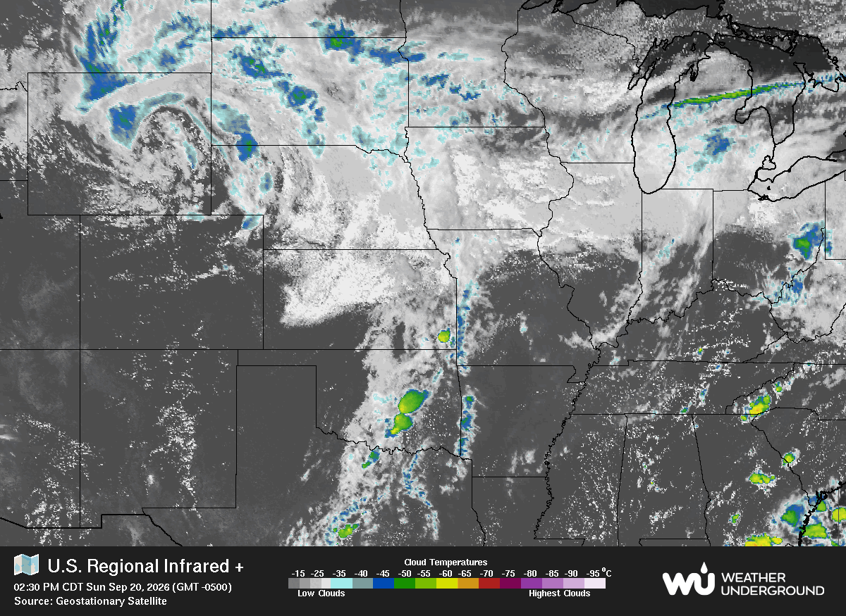 WU Central Satellite Map