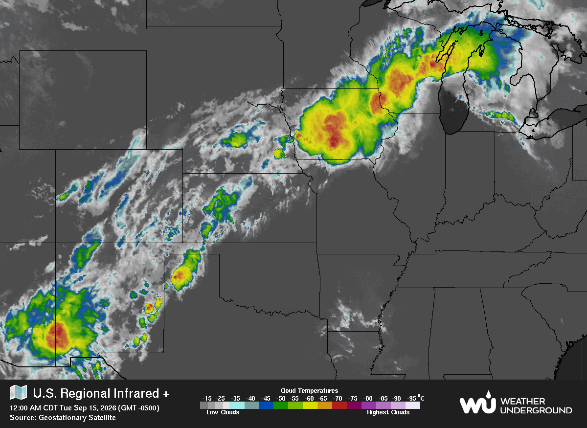 WU Central Satellite Map