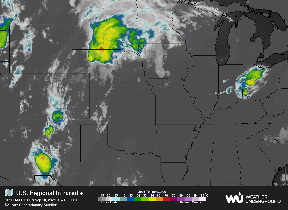 WU Central Satellite Map