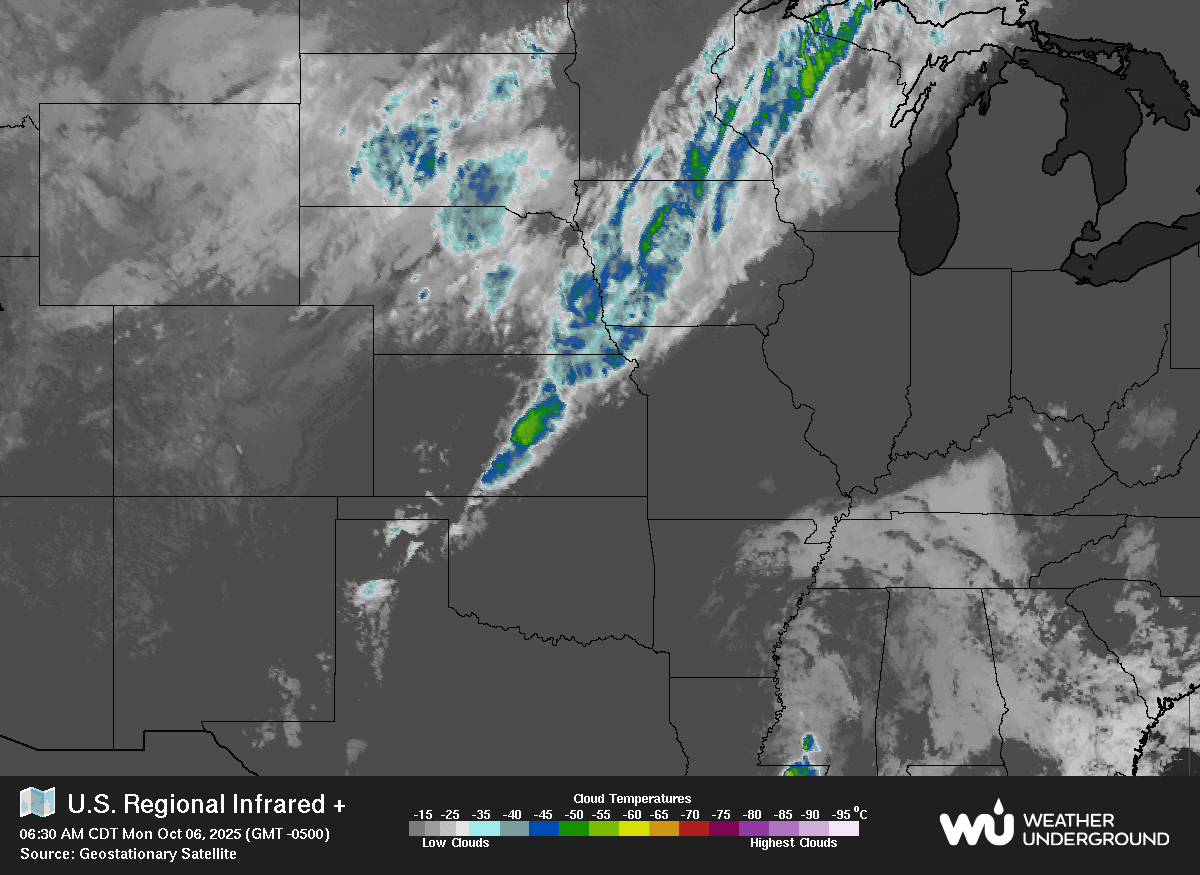 WU Central Satellite Map