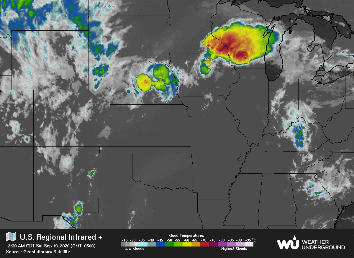 WU Central Satellite Map
