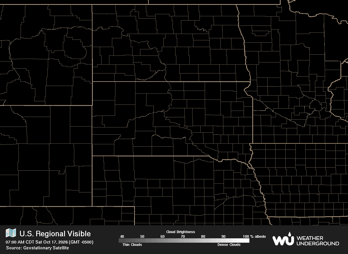United States Visible Satellite map for SD - Pierre