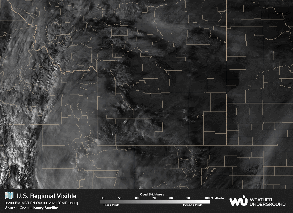 United States Visible Satellite map for WY - Riverton