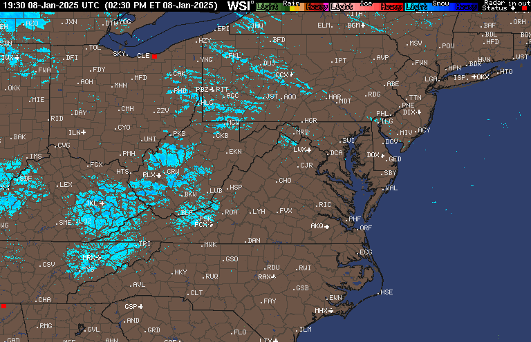 VA - Staunton | Yesterdays Radar Loop | Radar Maps | Weather Underground