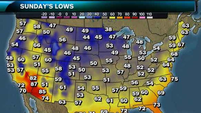 Fall Temperatures Sweep in this Weekend