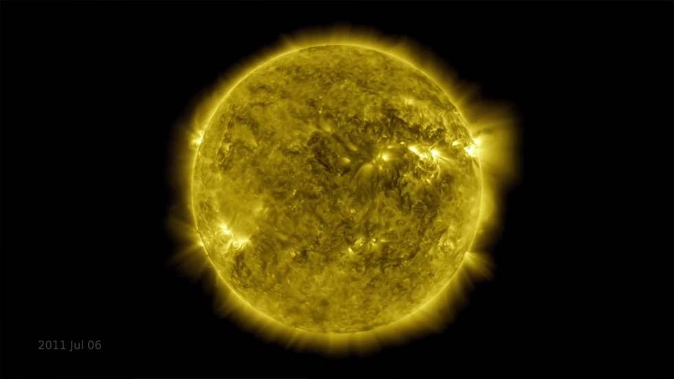 Time-Lapse Shows 10 Years in Life of Sun Time-Lapse Shows 10 Years in Life of Sun