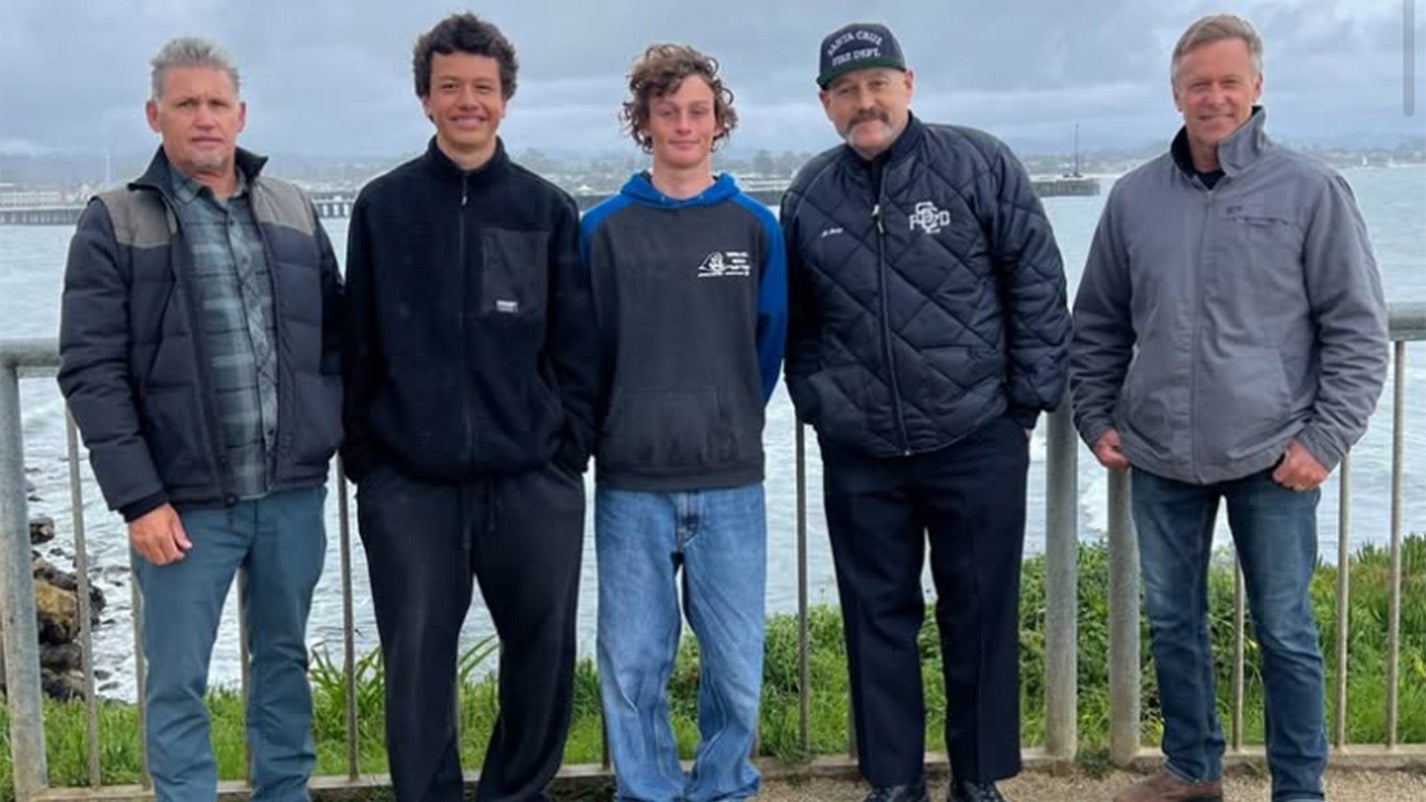 Surfers Rescue 6 People After Boat Capsizes Off Santa Cruz, California