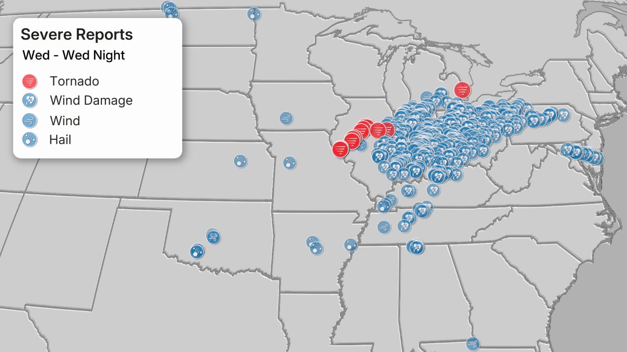 severe reports june 18 2025
