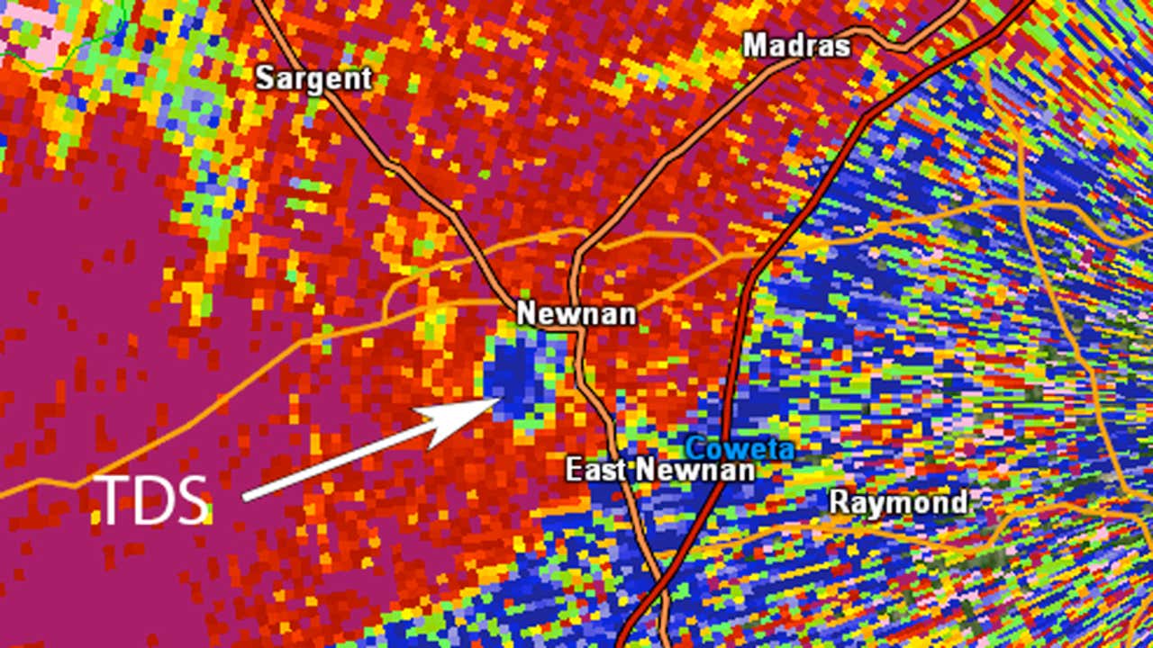Correlation Coefficient Rader Weather Words: Tornado Debris Signature | Weather.com