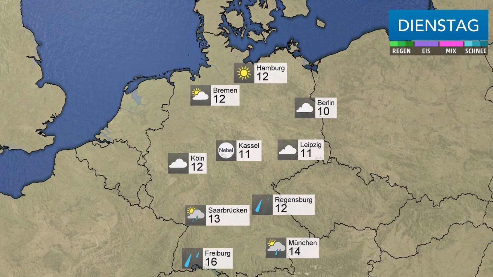 Wetter am Dienstag Sonne und Regen wechseln sich ab The Weather Channel Wetter am Dienstag Sonne und Regen wechseln sich ab The Weather Channel