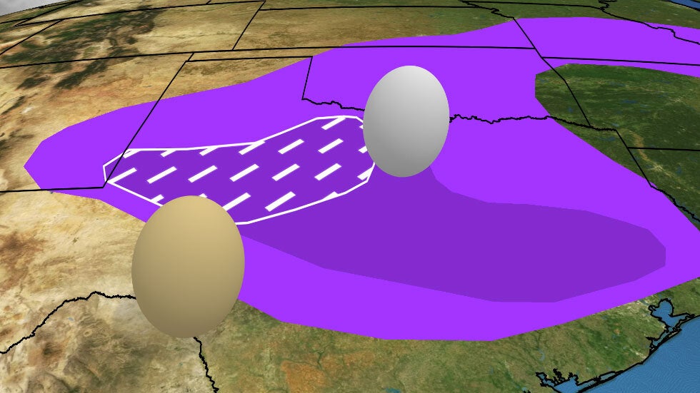 Hail, Flooding Forecast Across Texas Thursday