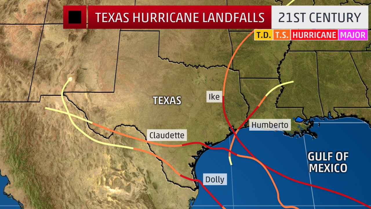 Harvey is the First Texas Hurricane Landfall Since Ike, Nearly 9 Years