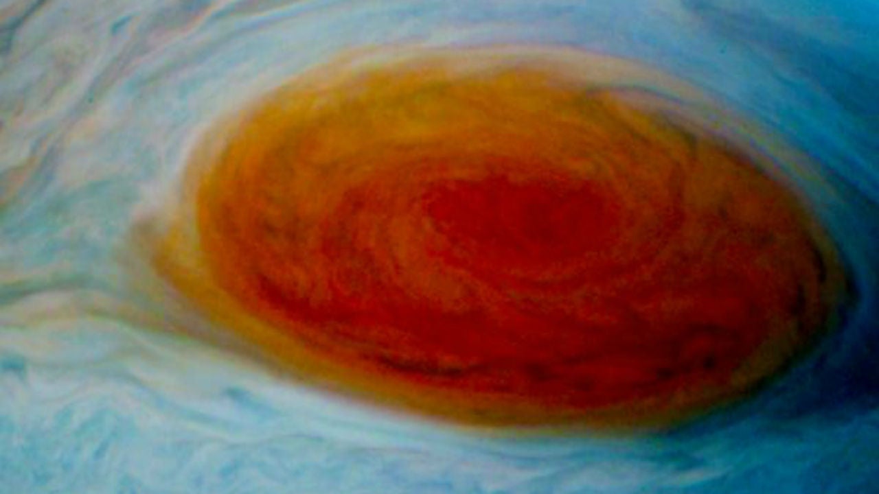 NASA Releases Incredible, Up-Close Images of Jupiter's Great Red Spot 