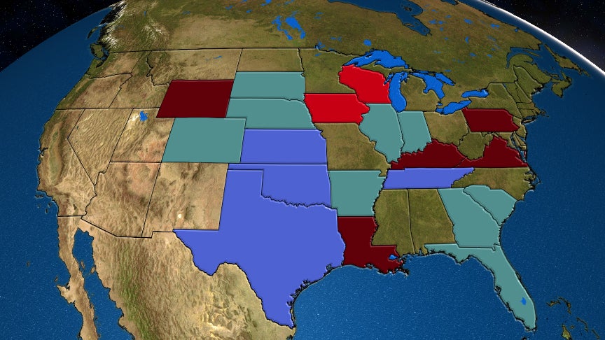 The Nation's Top Tornado States in 2018 Might Surprise You