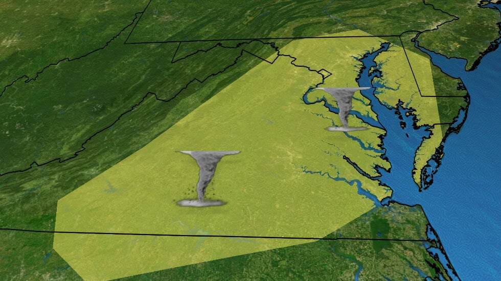 Severe Storms Threaten Mid-Atlantic Memorial Day