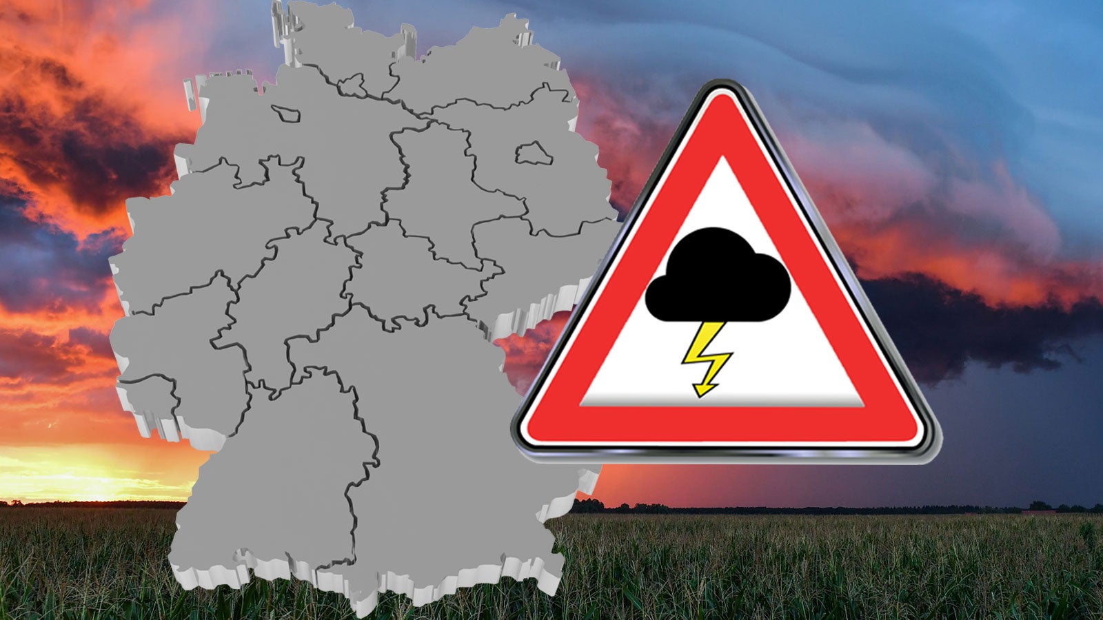 Gewitter, Hagel, Starkregen: In diesen Regionen toben heute Unwetter ...