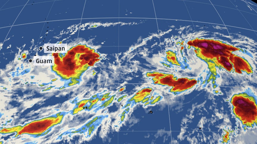 Typhoon Watch Issued for Saipan; Twin Typhoons Expected to Develop in Western Pacific