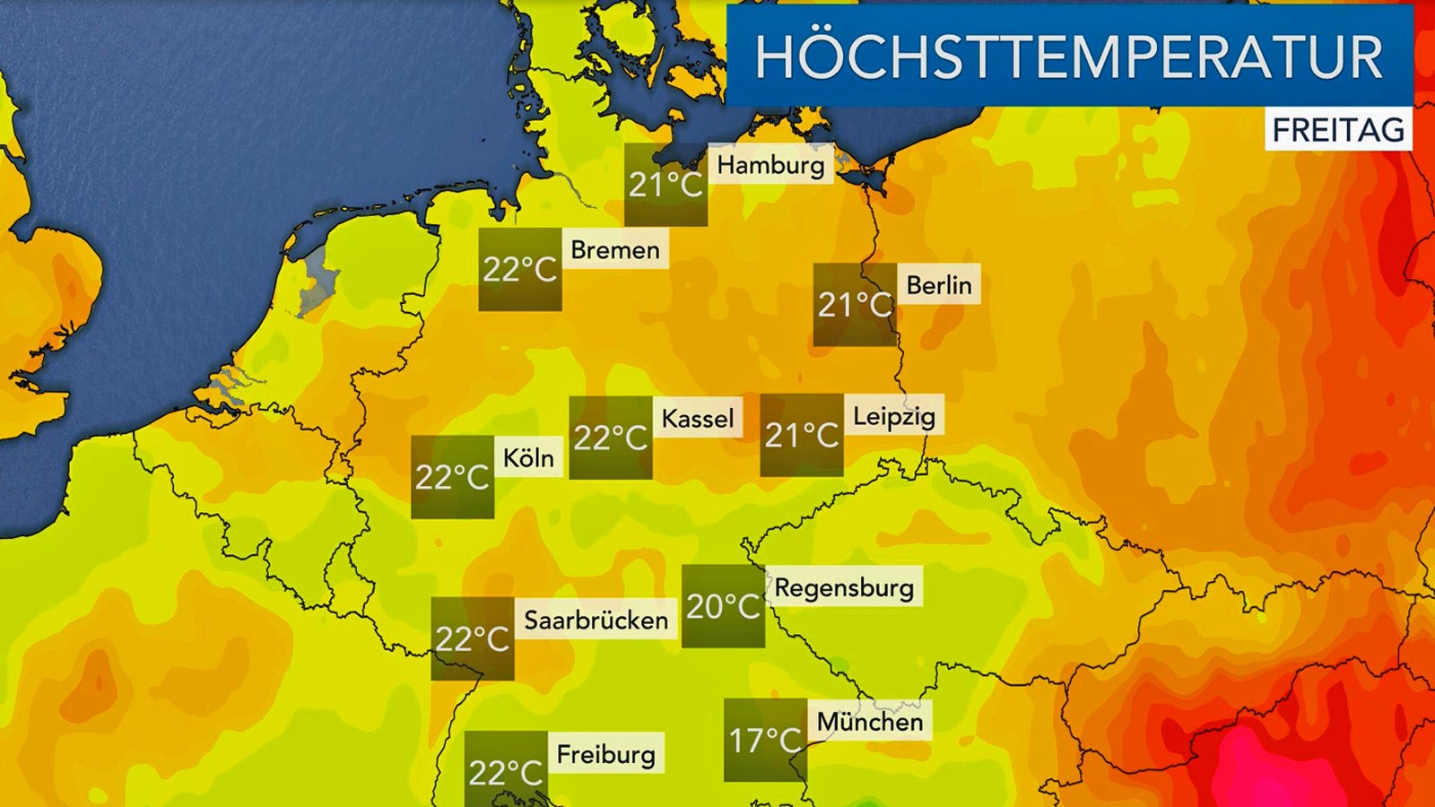Achtung! In diesen Landkreisen gilt Alarmstufe Rot! The Weather Channel