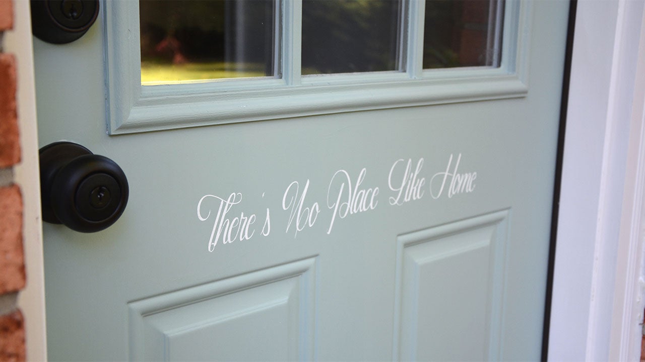 Update Your Door with Paint and Stencils