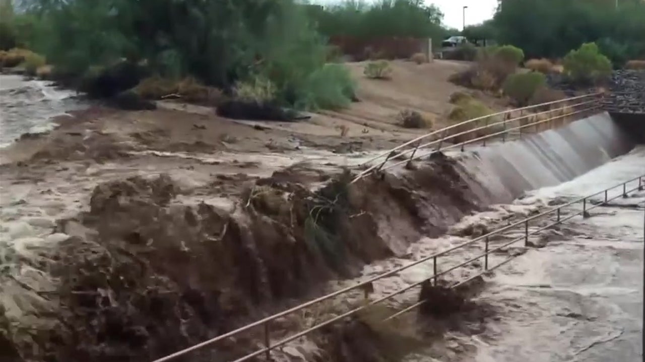 Monsoon Rain Causes Flooding in Phoenix The Weather Channel