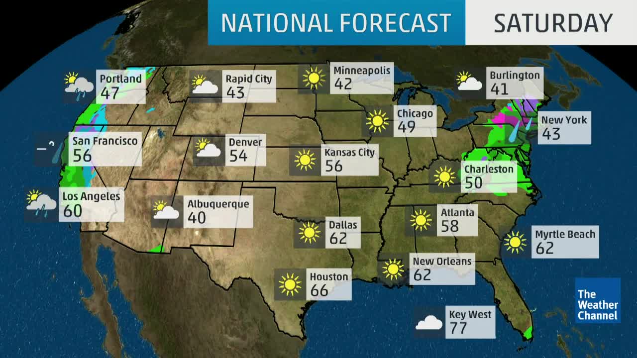 travel map weather forecast