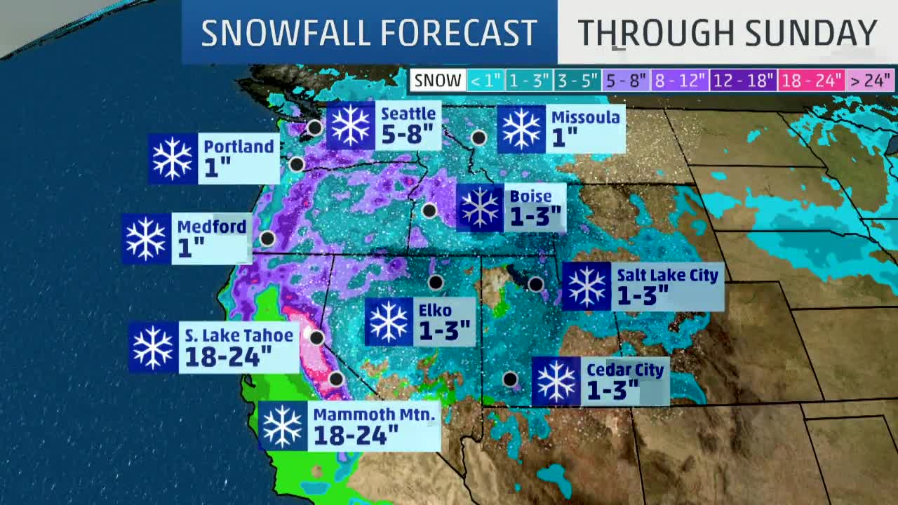 More Snow in the Forecast for Pacific Northwest The Weather Channel