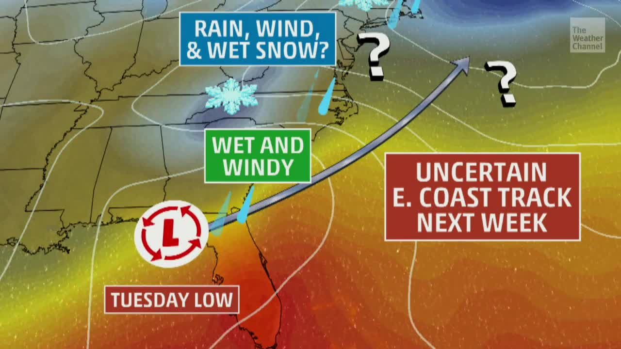 Coastal Storm May Bring Rain, Wind and Some Snow to Parts of the East ...