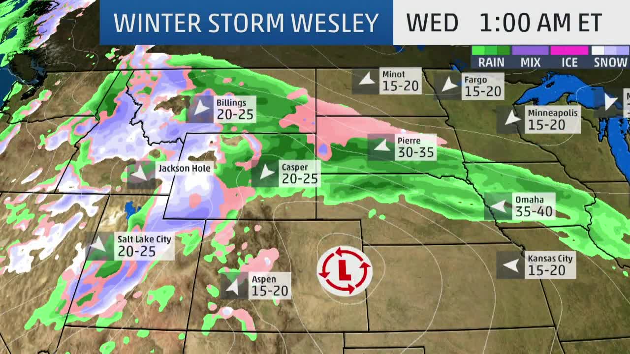 Winter Storm Wesley Prompts Blizzard Warnings in the Plains and Upper ...