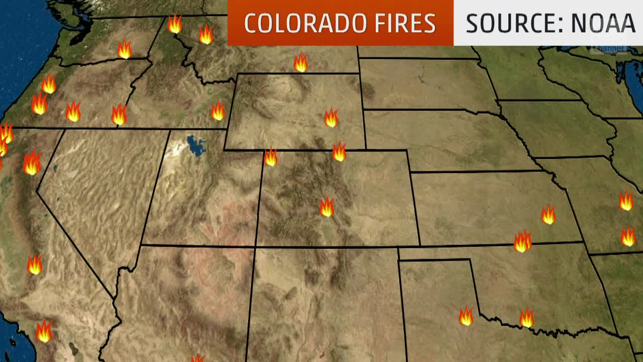 Several Wildfires Burning in Colorado, Prompting Evacuations
