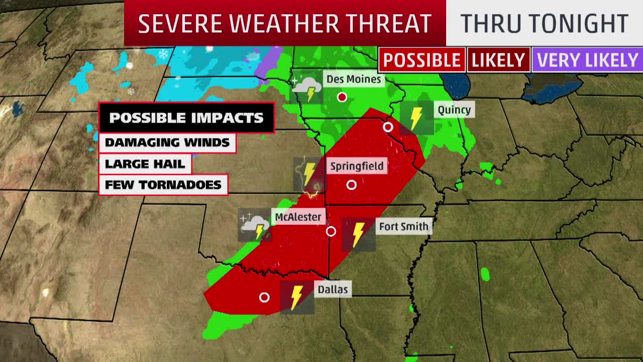 Severe Thunderstorms May Threaten Major Northeast Cities Saturday The