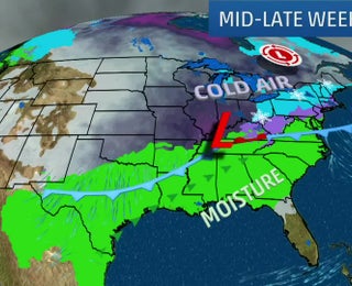 Mucha Lluvia Y Posible Nieve Para El Final De La Semana Videos De The Weather Channel Weather Com