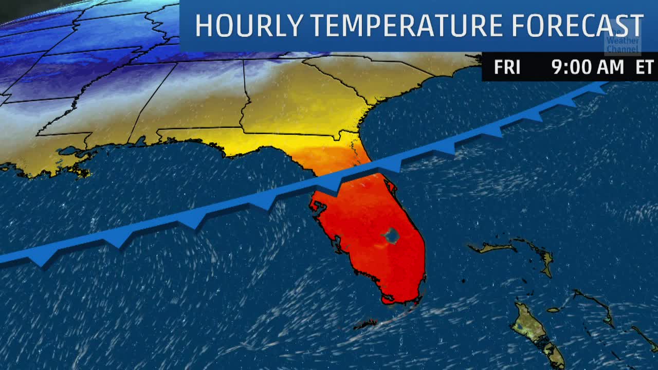 Cold Front Coming to Florida The Weather Channel