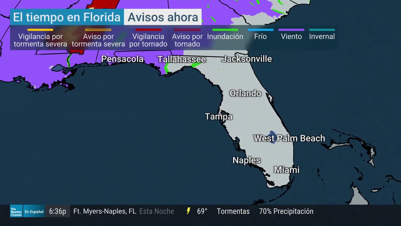 Mapa Del Tiempo En Vivo De Florida Trayectoria Del Huracán Milton, En