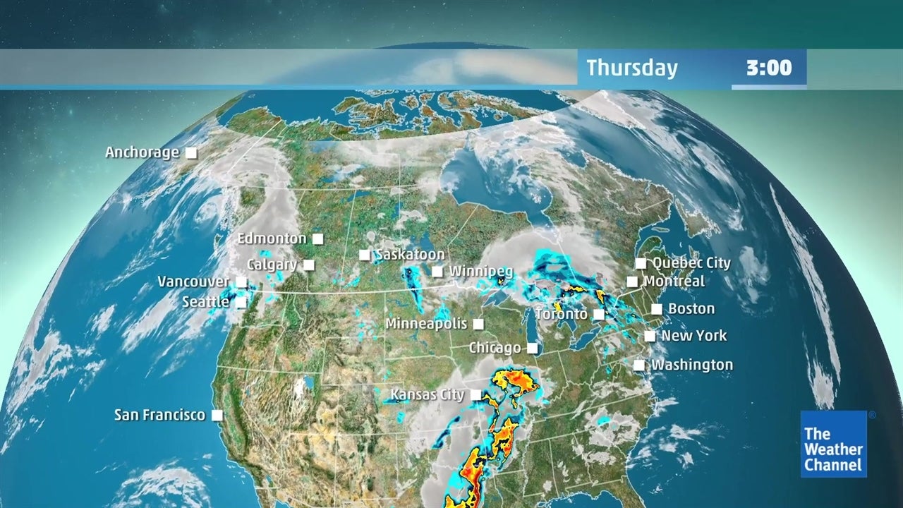 WATCH Latest Canada forecast for this weekend The Weather Channel