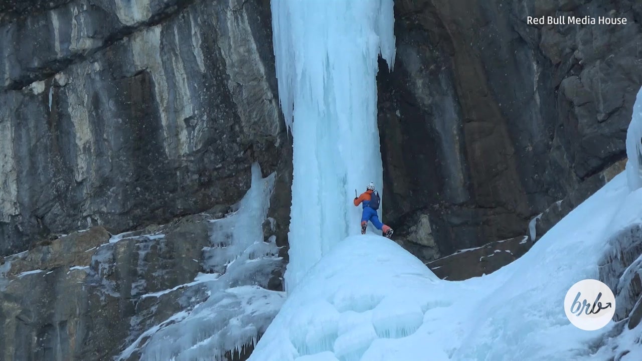 Alpinist Climbs Icefall In Switzerland Without A Rope