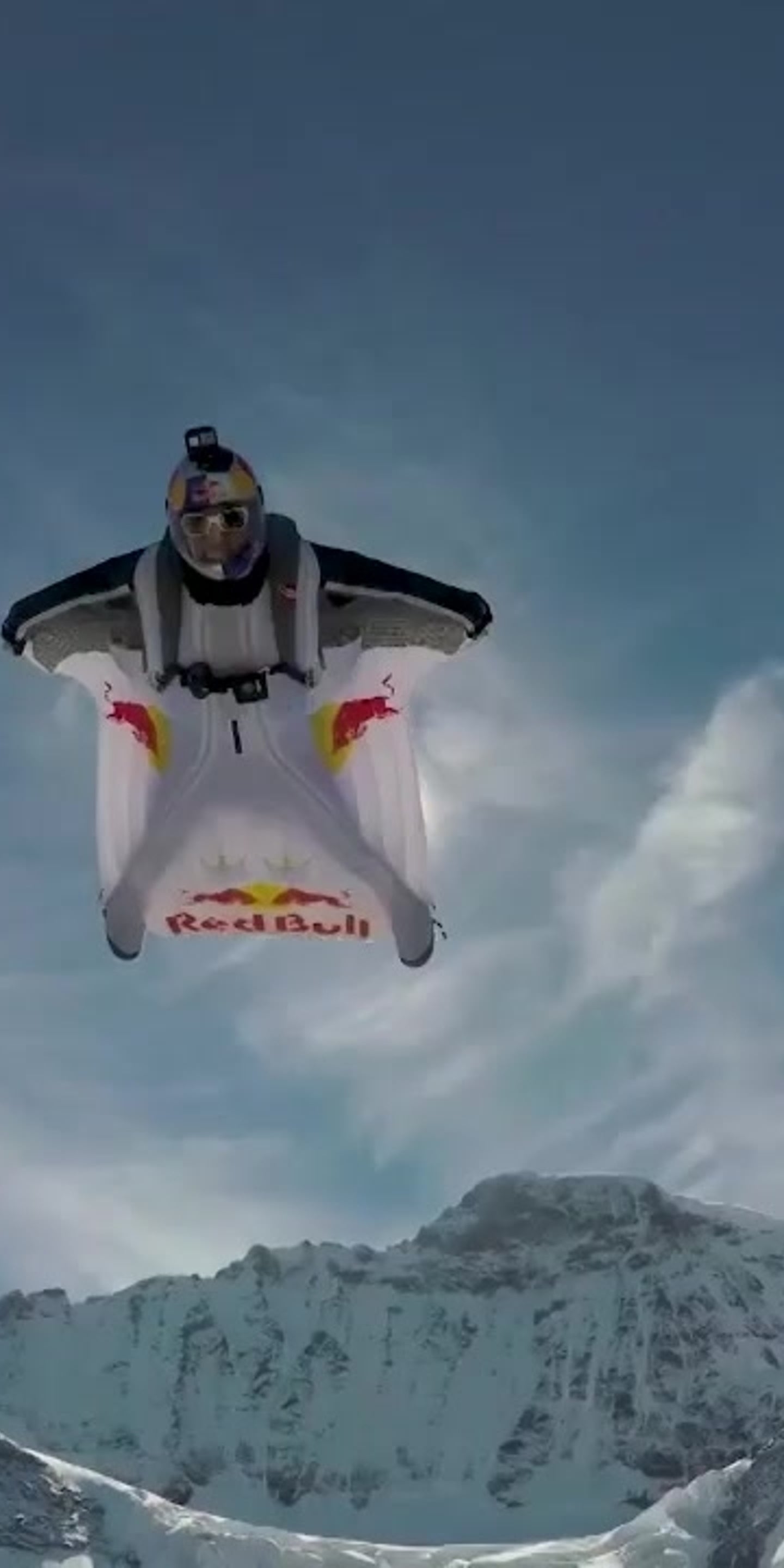 Flying Bullfly Wingsuit Flying Red Bull