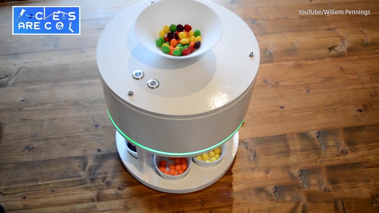 Hobbyist Builds Candy Color-Sorting Machine | The Weather Channel