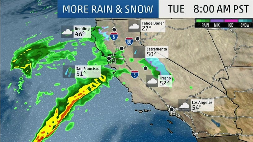Más Lluvia Y Nieve Para California Videos De The Weather Channel Weather Com