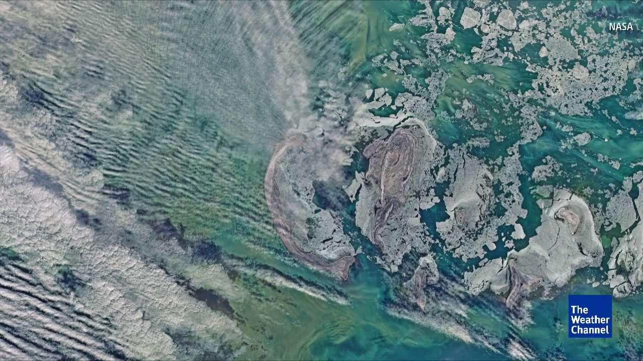 Mysterious Lines In The Caspian Sea The Weather Channel