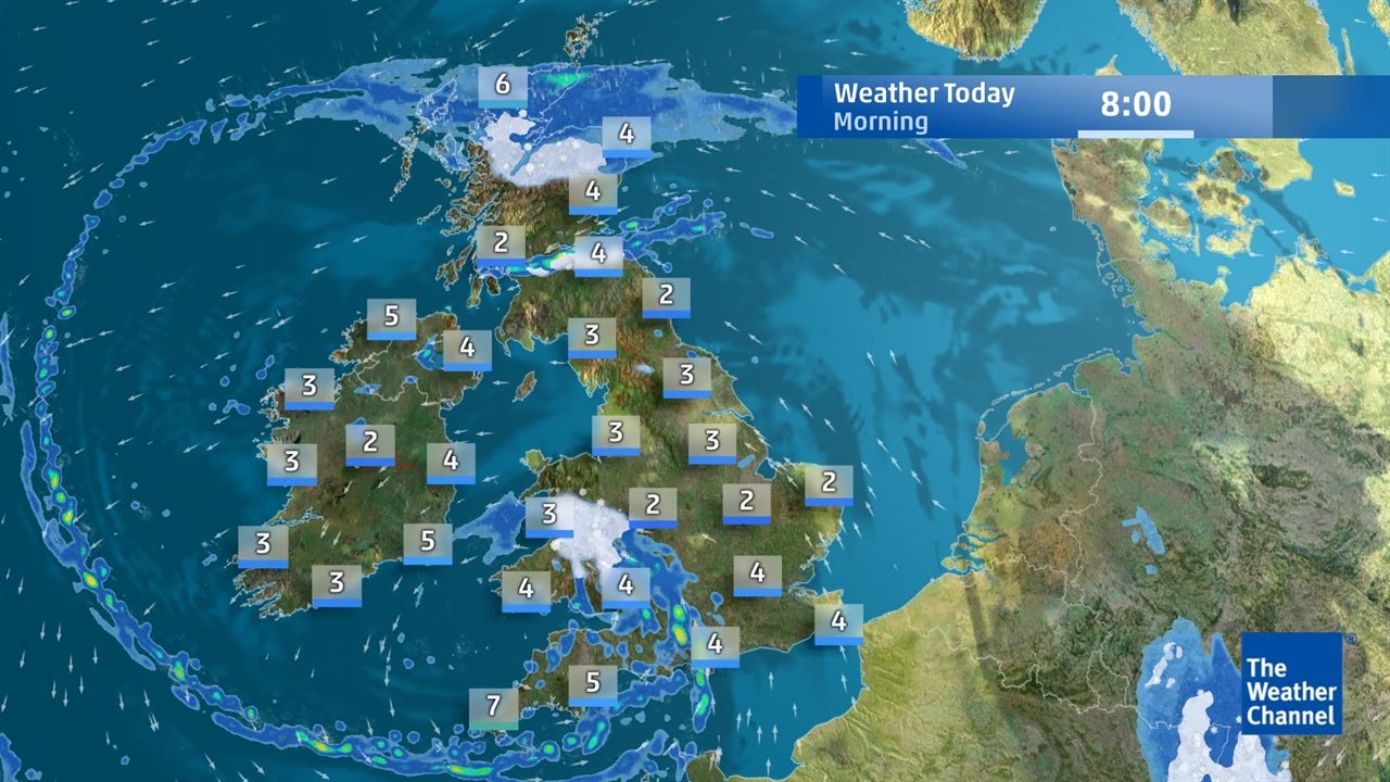 Today's updated UK weather forecast April 4 The Weather Channel