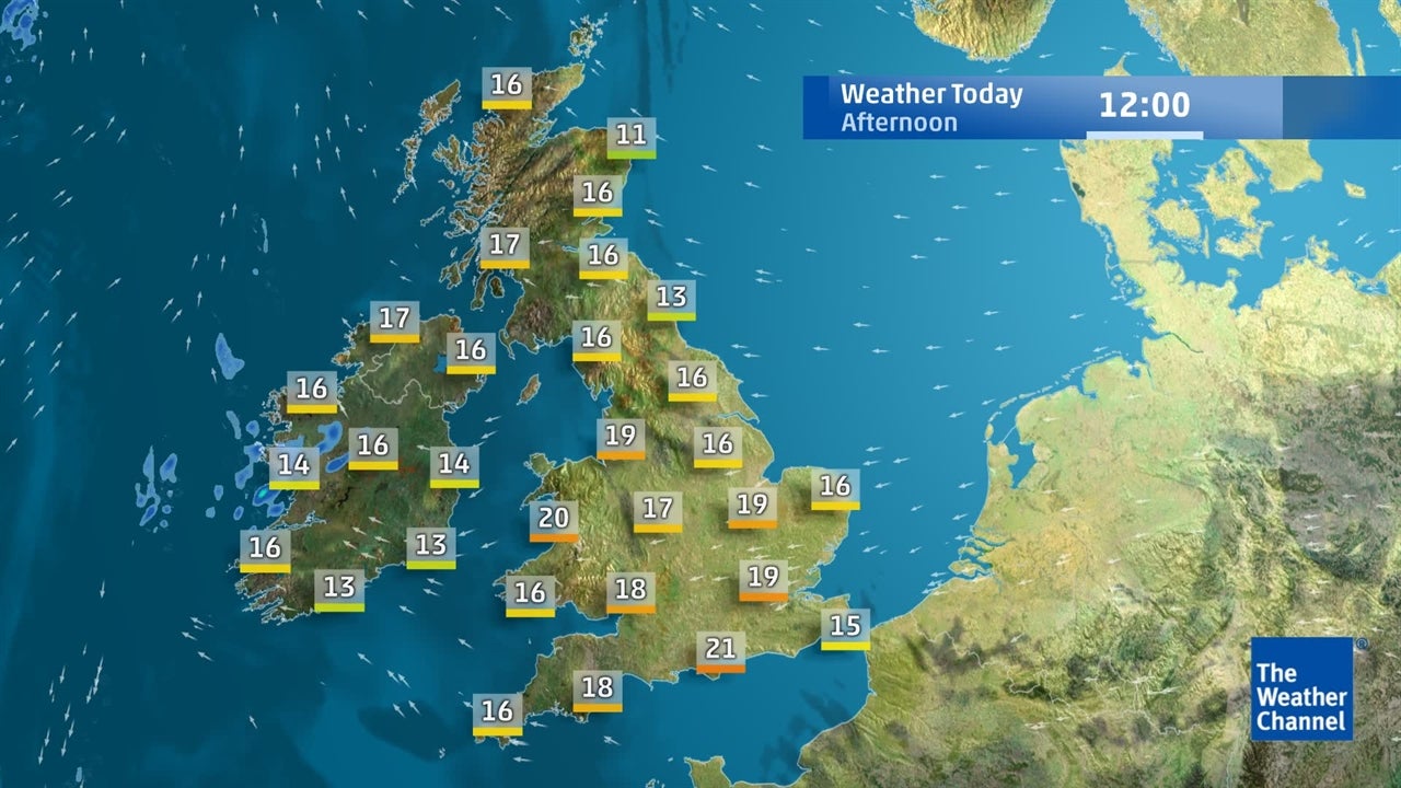 Latest UK weather forecast for April 23 The Weather Channel