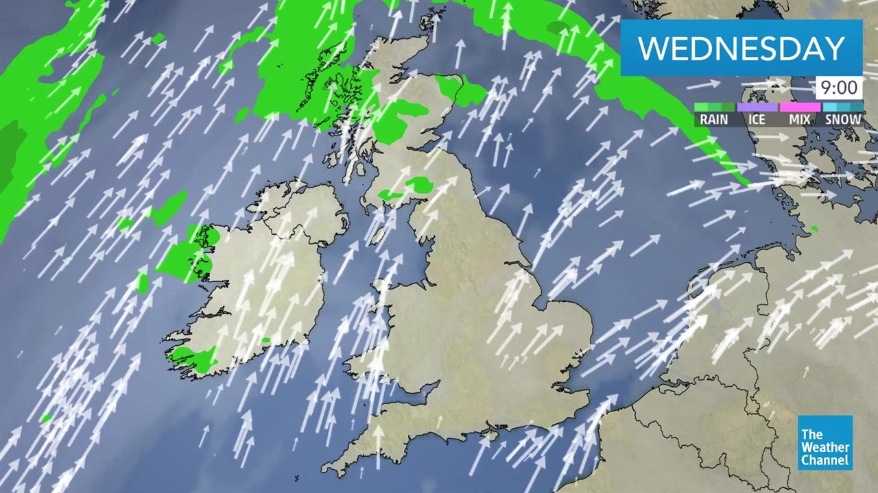 Today's latest UK weather forecast on February 13 The Weather Channel