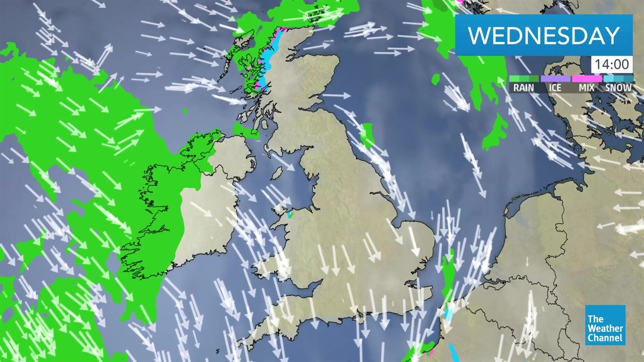 VIDEO Latest UK weather forecast January 23 The Weather Channel