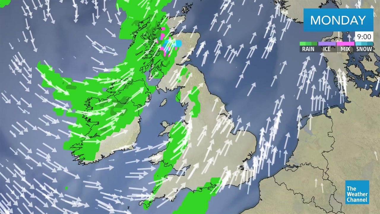Today's latest UK weather forecast February 18 The Weather Channel